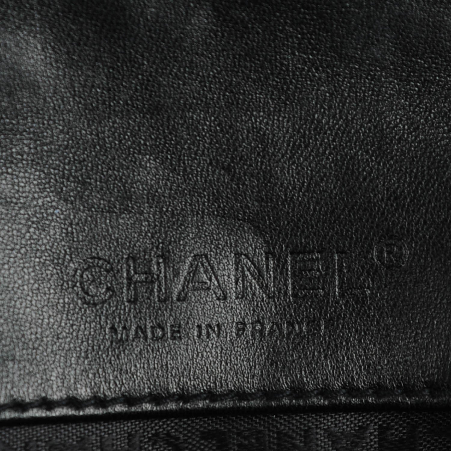 Chanel Patent Camellia Embossed Mini Flap Black 6 of 8