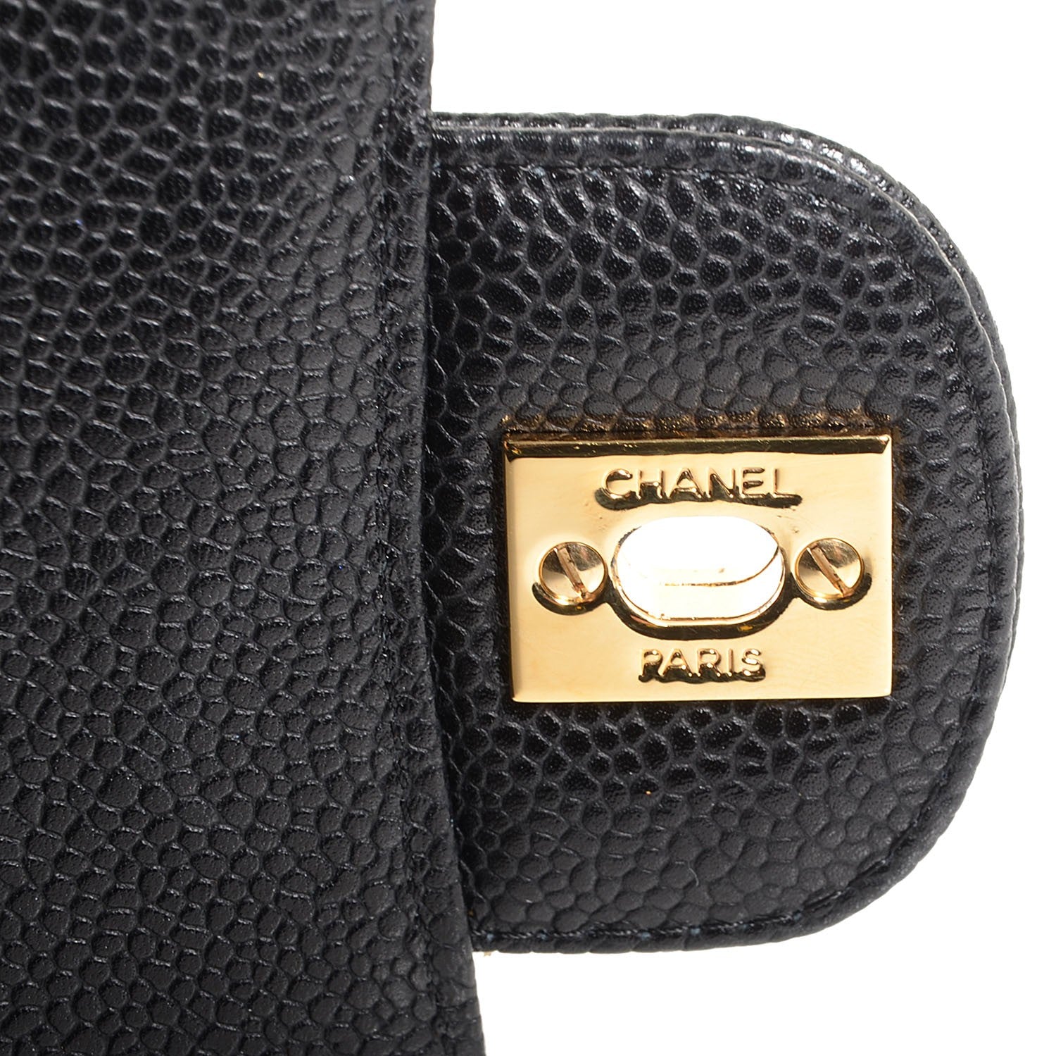 Chanel Caviar Quilted Medium Double Flap Black 6 of 8