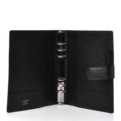 Louis Vuitton Epi Large Ring Agenda Black 4 of 10