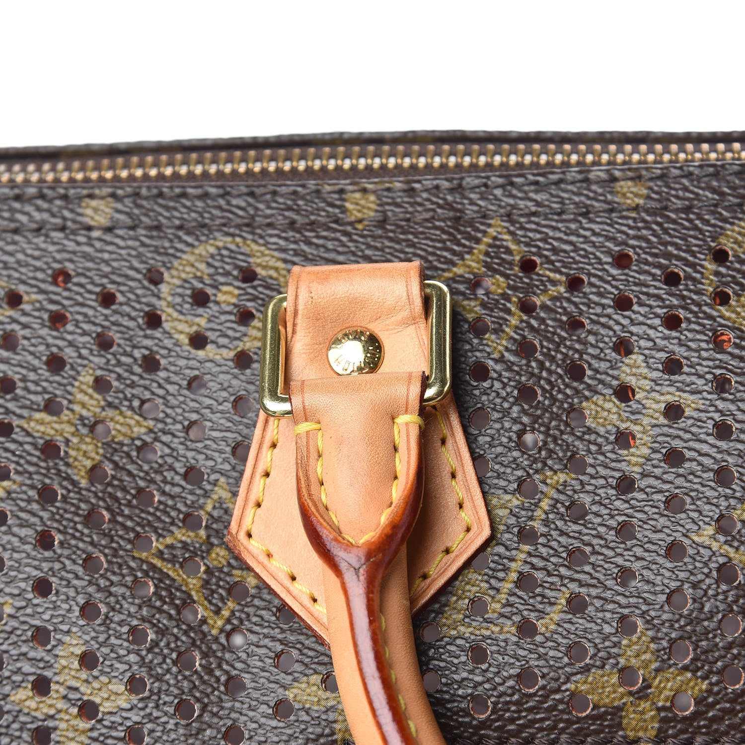 Louis Vuitton Monogram Perforated Speedy 30 Orange 16 of 27