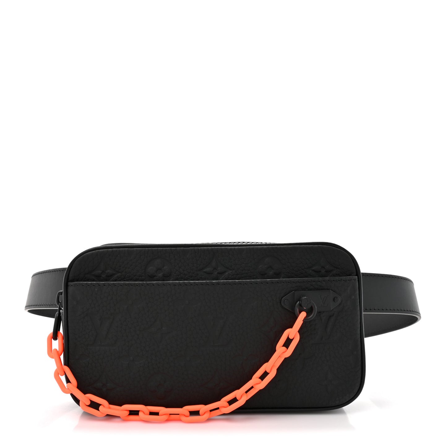 Taurillon Monogram Uniformes Solar Ray Soft Pochette Volga Belt Bag Black