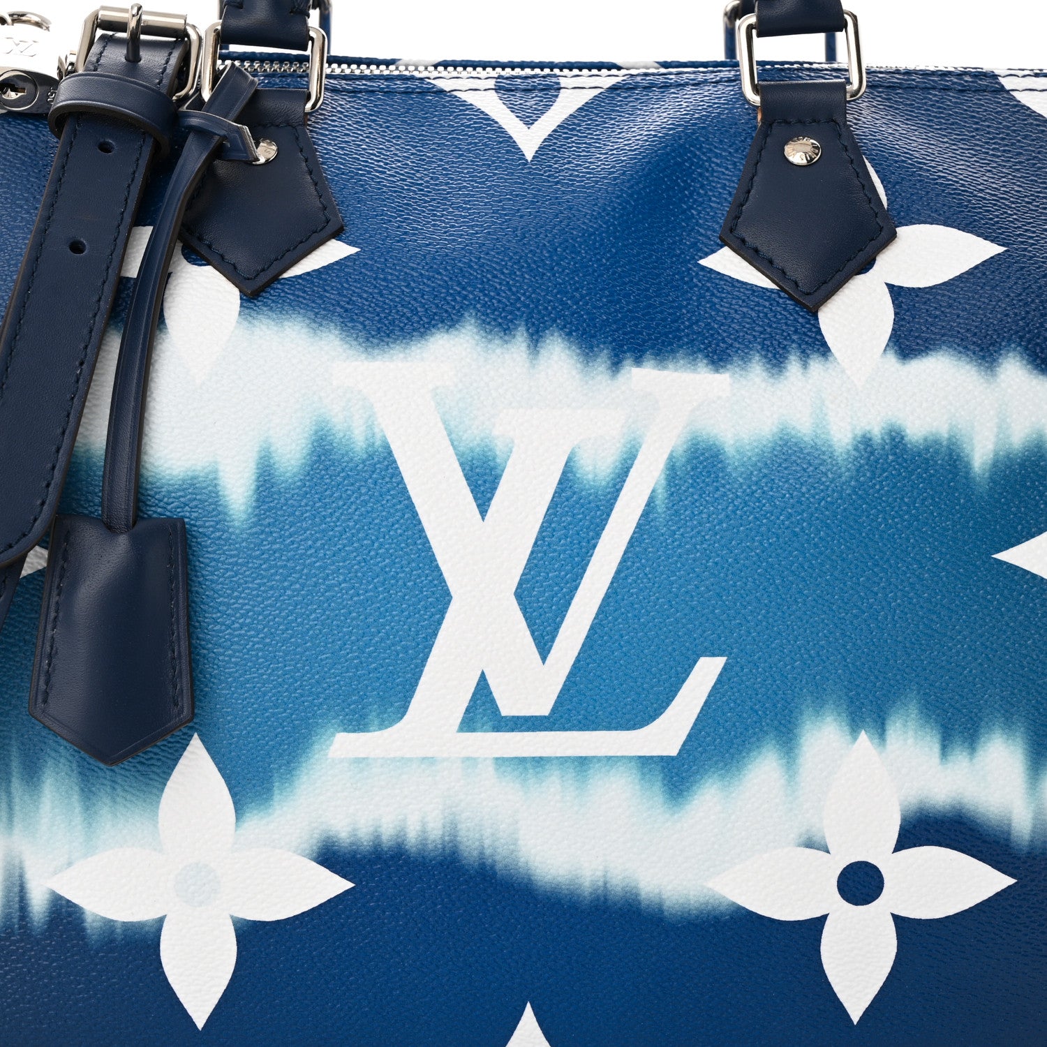 Louis Vuitton Monogram Escale Speedy Bandouliere 30 Blue 8 of 15