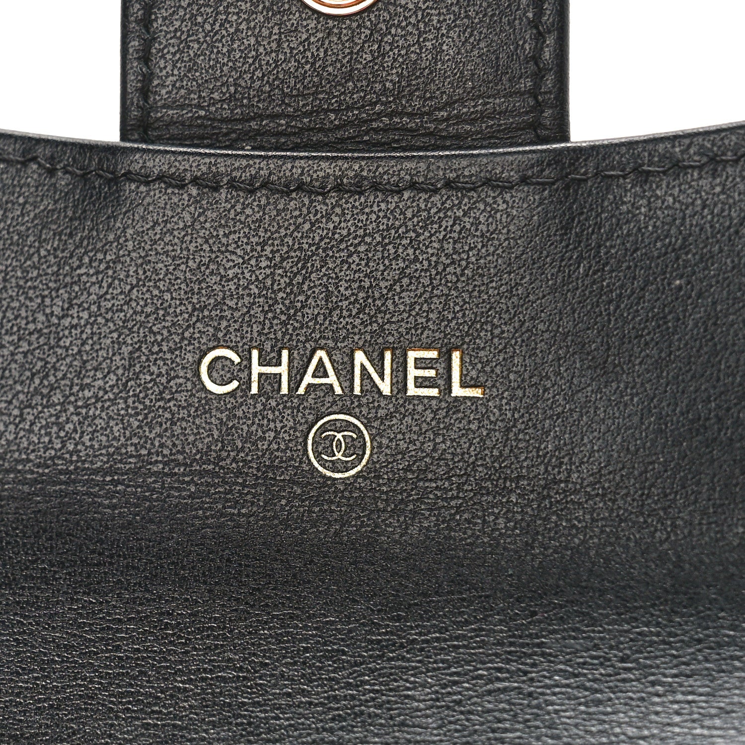 Chanel Aged Calfskin Quilted Reissue Flap Card Holder Black 6 of 11