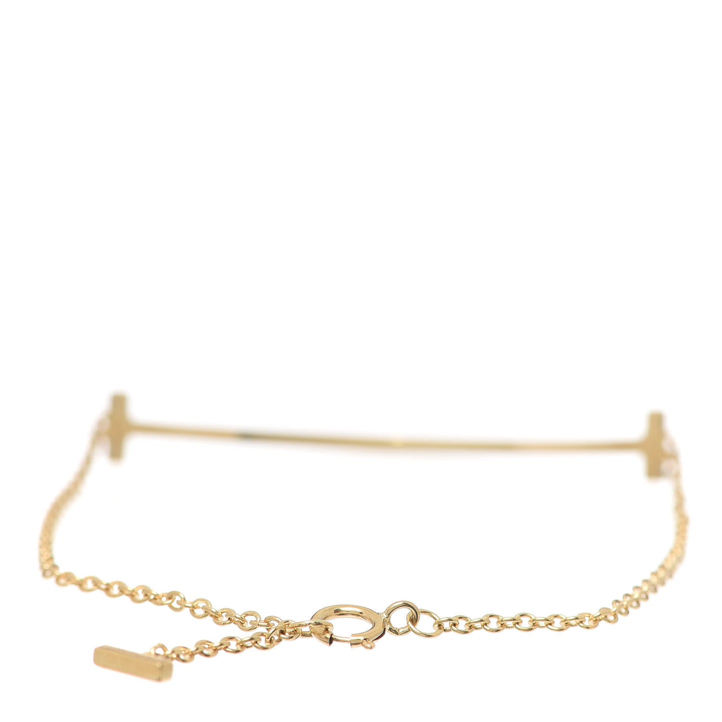 18K Yellow Gold T Smile Bracelet