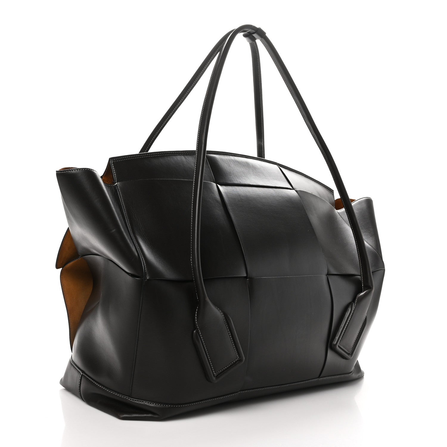 Bottega Veneta French Calfskin Maxi Intrecciato XL Arco Fondant 2 of 9