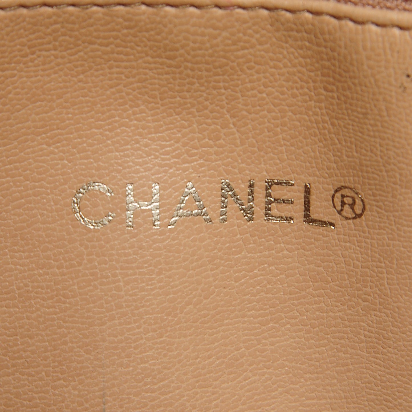 Lambskin Quilted Shoulder Bag Beige