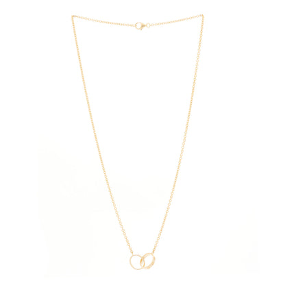 Cartier 18K Yellow Gold Interlocking LOVE Necklace 3 of 4