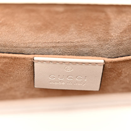 Gucci Calfskin Mini Sylvie Top Handle Bag White 6 of 10