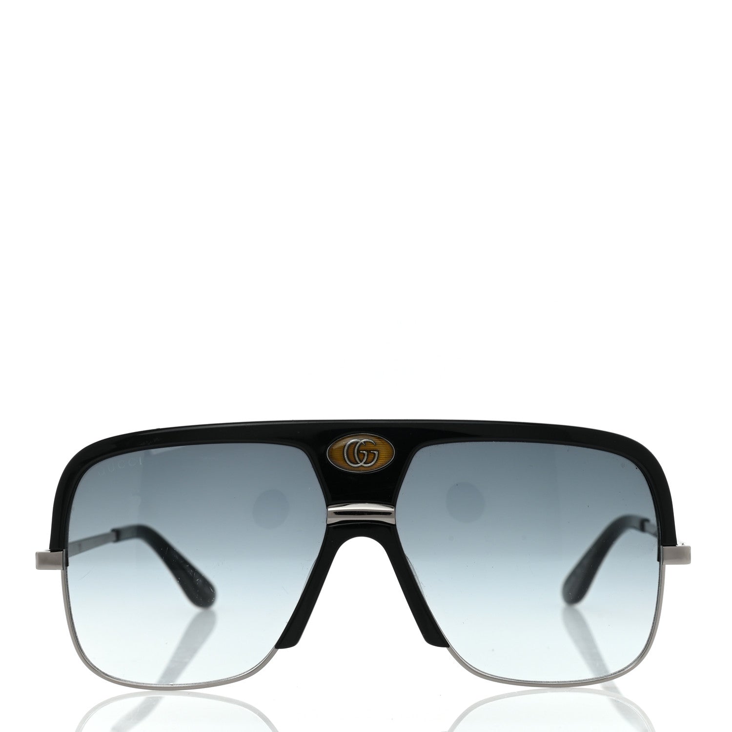 Gucci Aviator Sunglasses GG0478S Havana Black 2 of 8