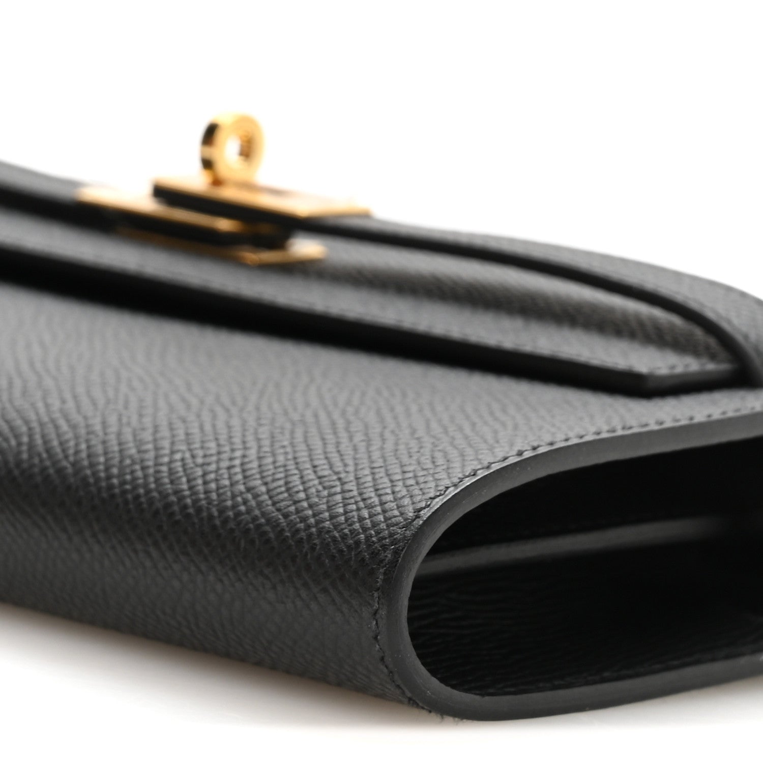 Hermes Epsom Kelly Wallet To Go Black 9 of 10