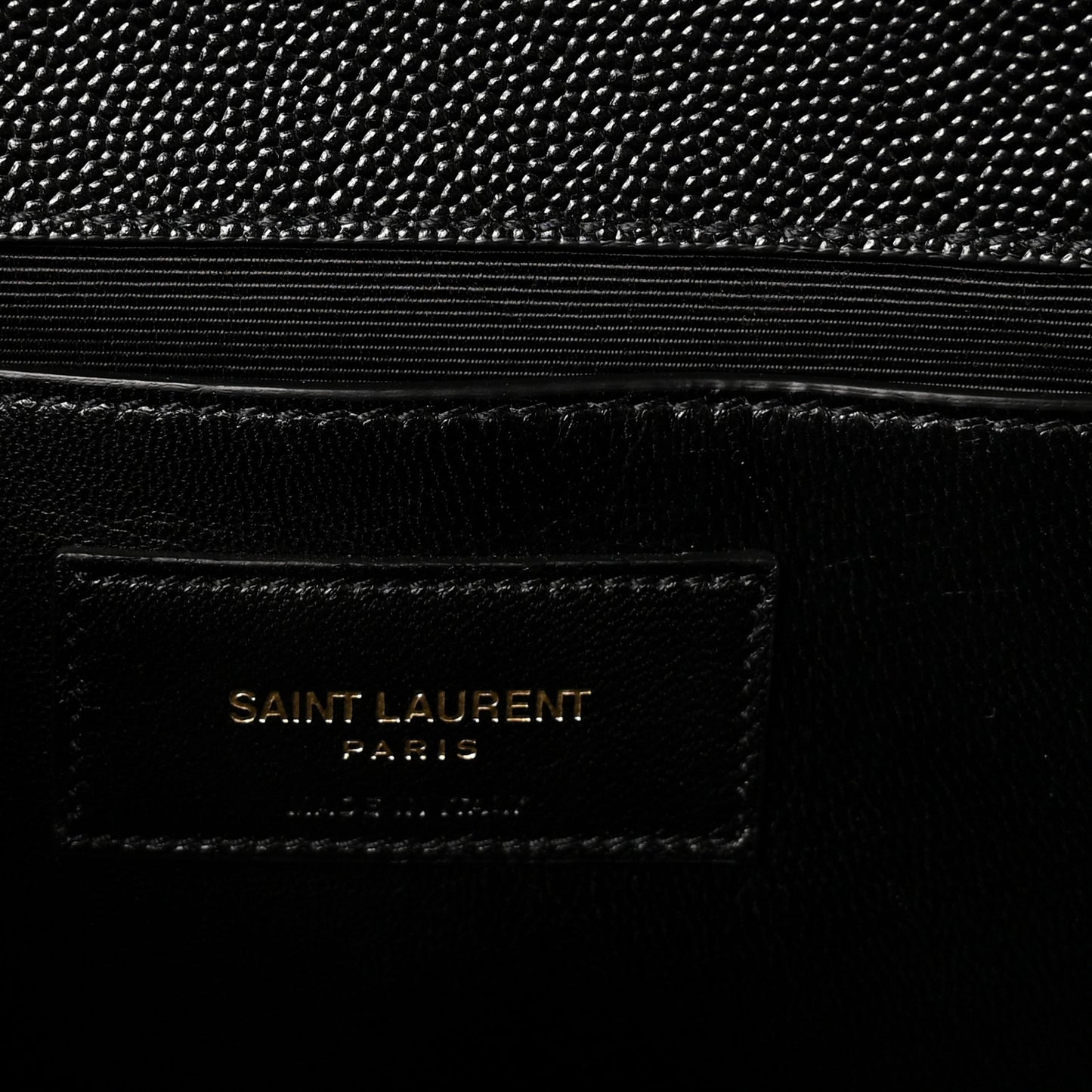 Grain De Poudre Large Classic Monogram Kate Satchel Black