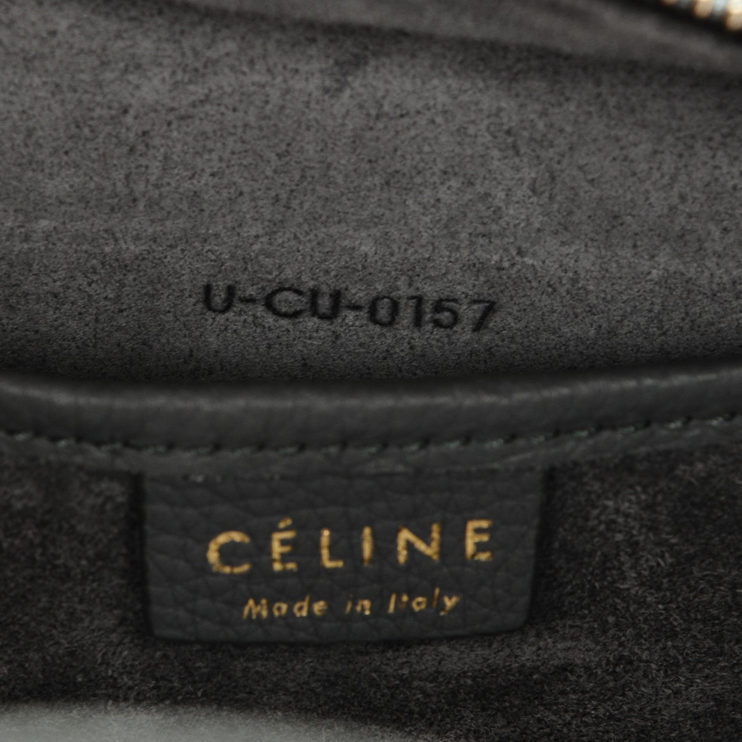 Celine Baby Grained Calfskin Nano Luggage Kohl 6 of 6