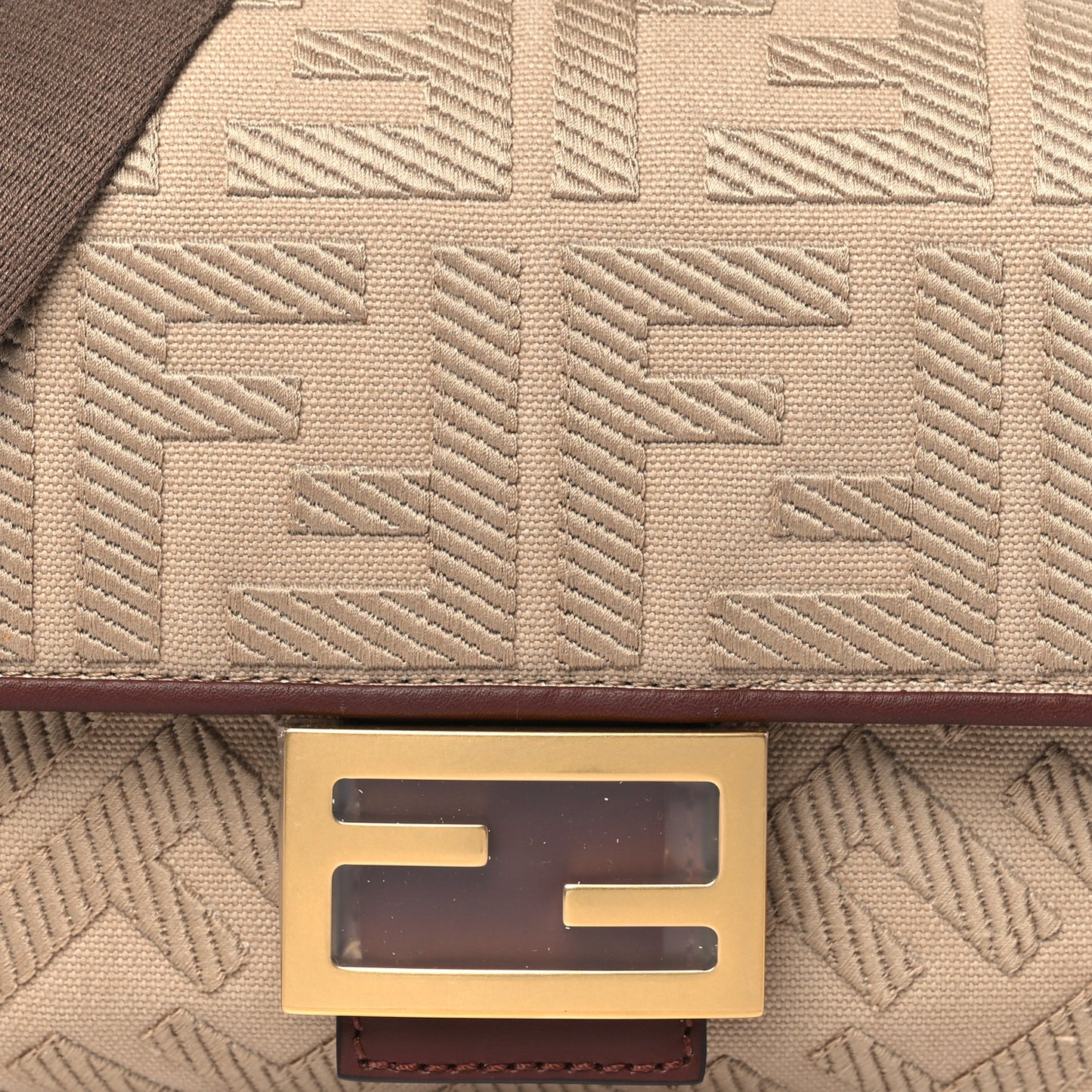 Sardinian Jacquard Vitello King FF 1974 Embroidered Baguette Sand Ghianda