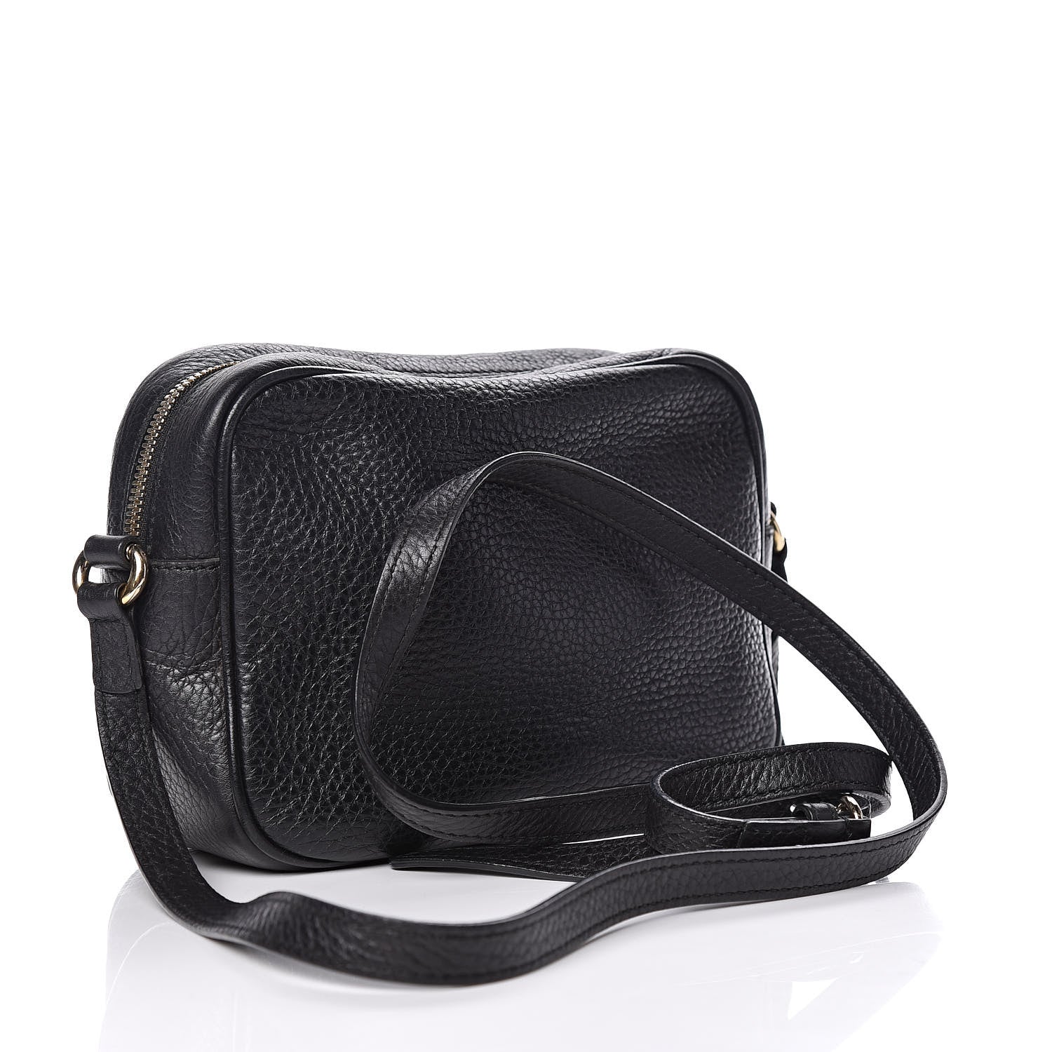 Gucci Pebbled Calfskin Small Soho Disco Bag Black 3 of 13