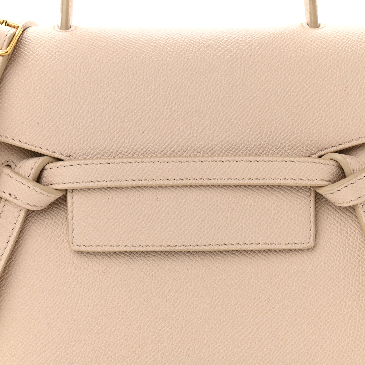 Celine Grained Calfskin Nano Belt Bag Powder 8 of 18