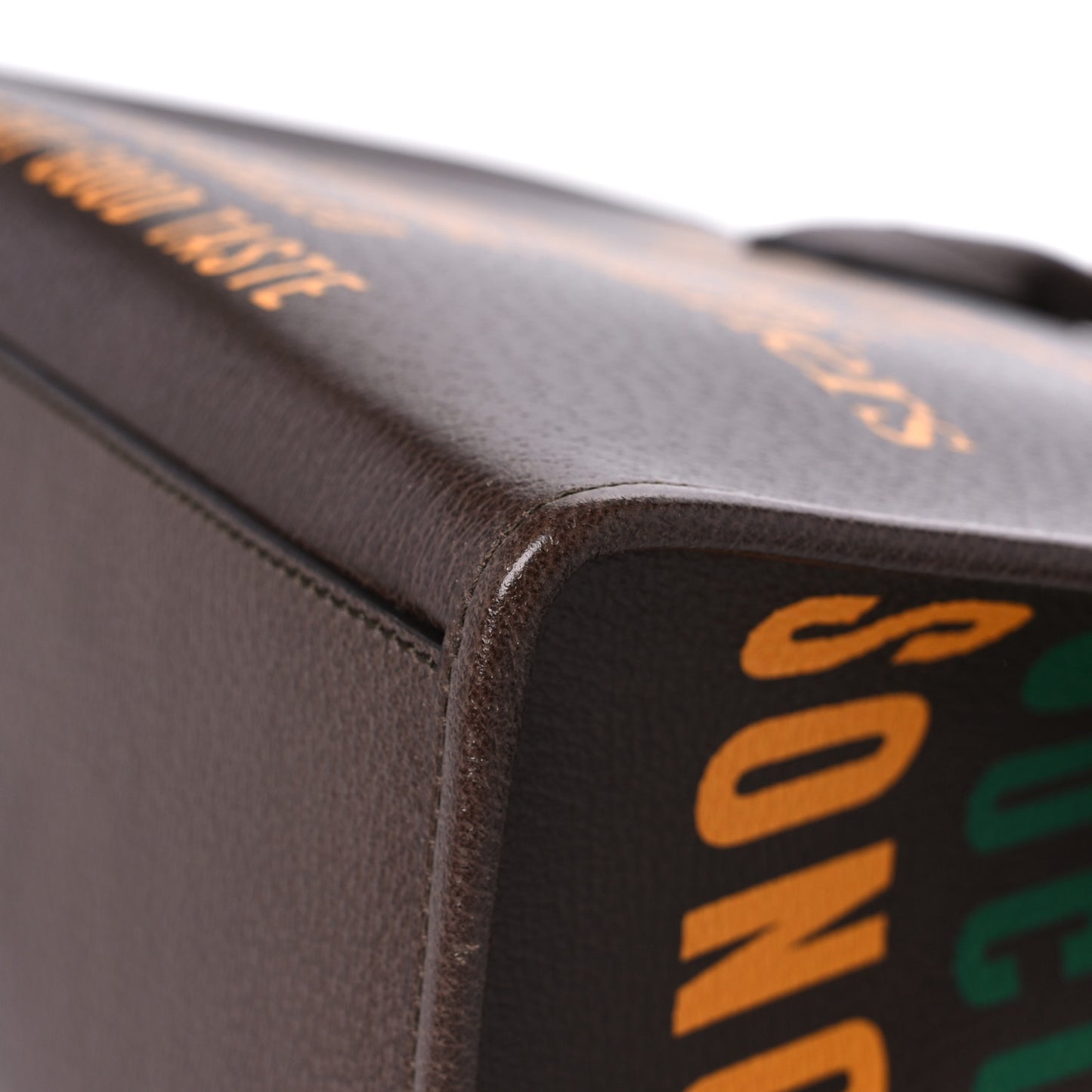 Textured Dollar Calfskin Gucci 100 Small Tote Bag New Acero Multicolor
