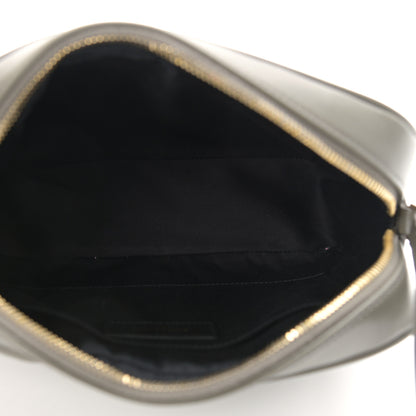 Saint Laurent Calfskin Matelasse Monogram Lou Camera Bag Grey Kaki 5 of 10