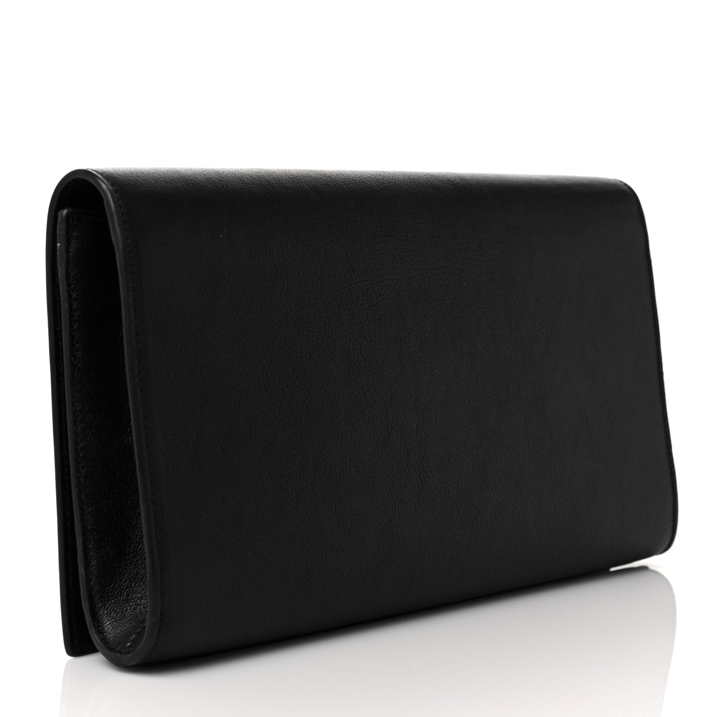 Calfskin Monogram Large Belle De Jour Clutch Black