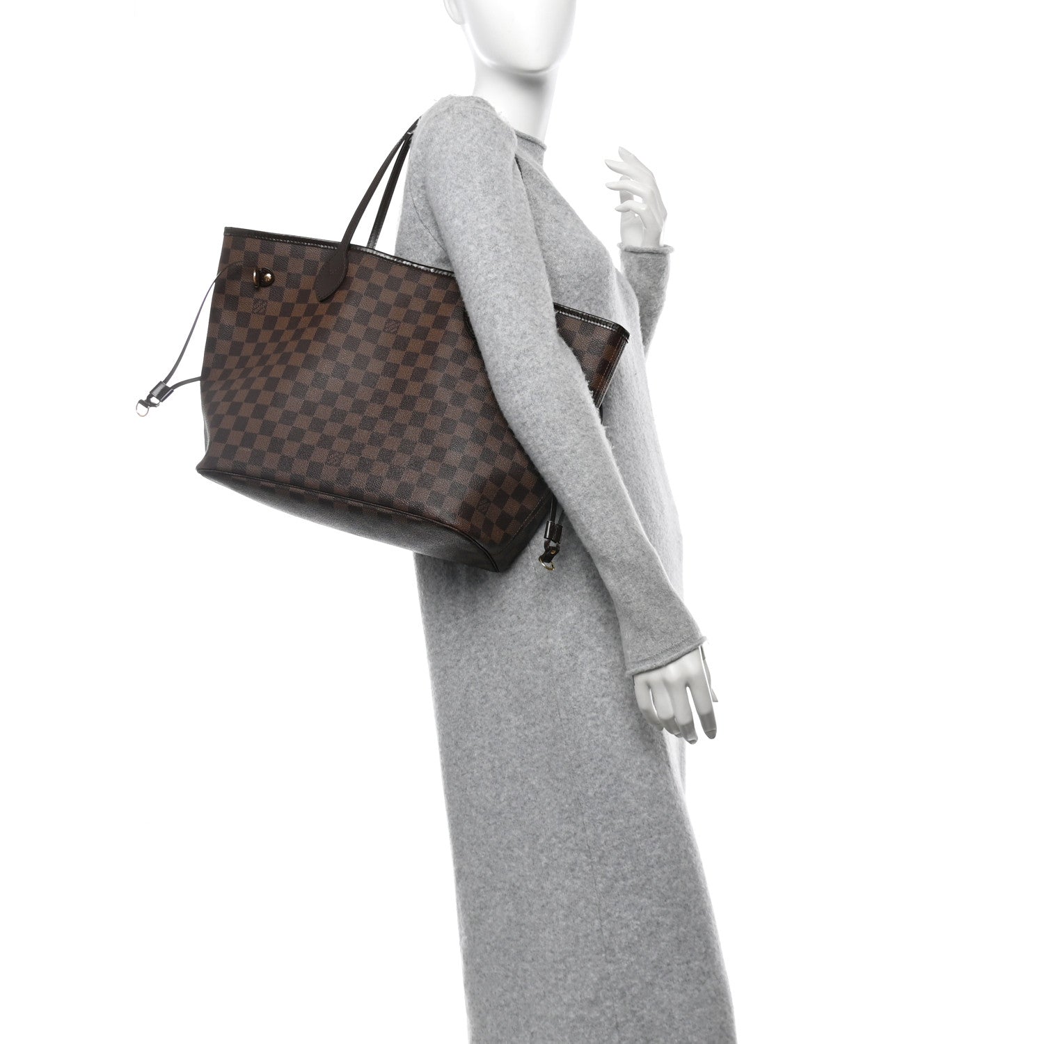 Louis Vuitton Damier Ebene Neverfull MM 2 of 10