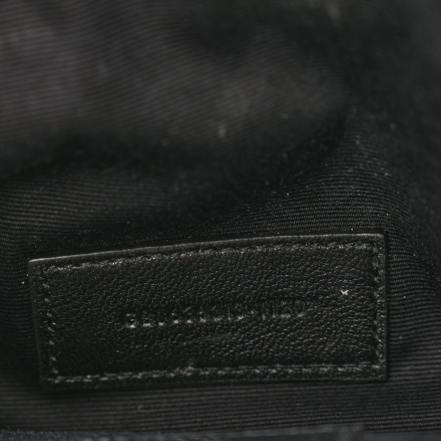 Saint Laurent Grain De Poudre Chevron Monogram Large Bill Pouch Senape Yellow 7 of 14