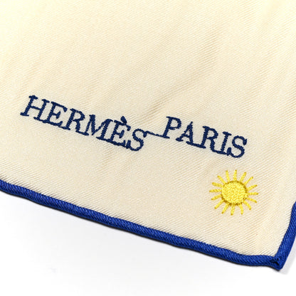 Hermes Quadridge Silk Carreve Embroidered Scarf 70 3 of 4