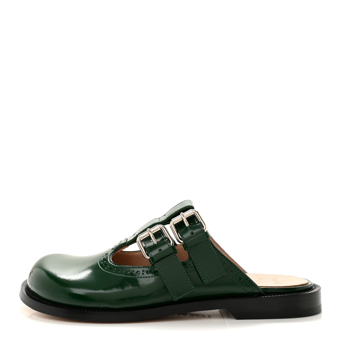 Calfskin Campo Mary Jane Mule 36 Green