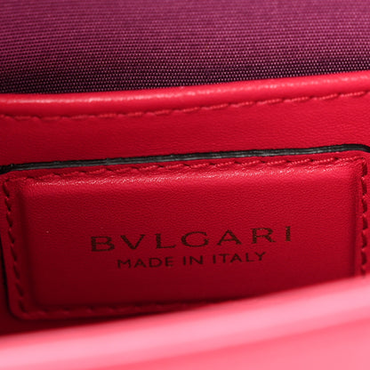 Bulgari Calfskin Small Serpenti Forever Snake Strap Crossbody Bag Pink 7 of 12