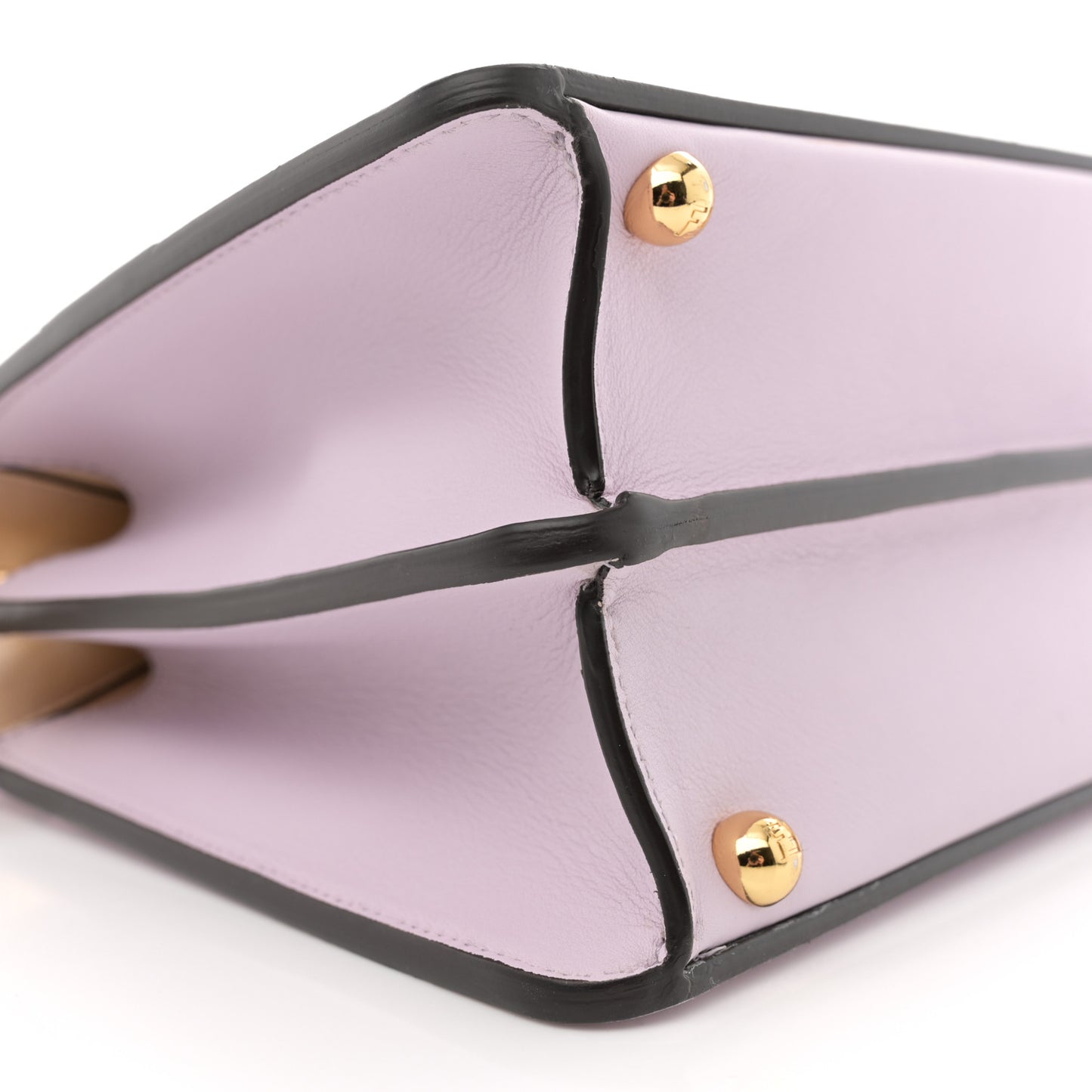 Vitello Seta Shiny Nappa Dancing Girls Inlay Small Peekaboo I SEE U Satchel Anemone Multicolor