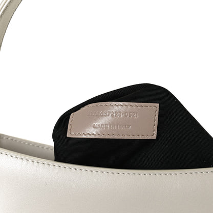 Saint Laurent Smooth Calfskin Le 5 A 7 Hobo Blanc Vintage 7 of 10