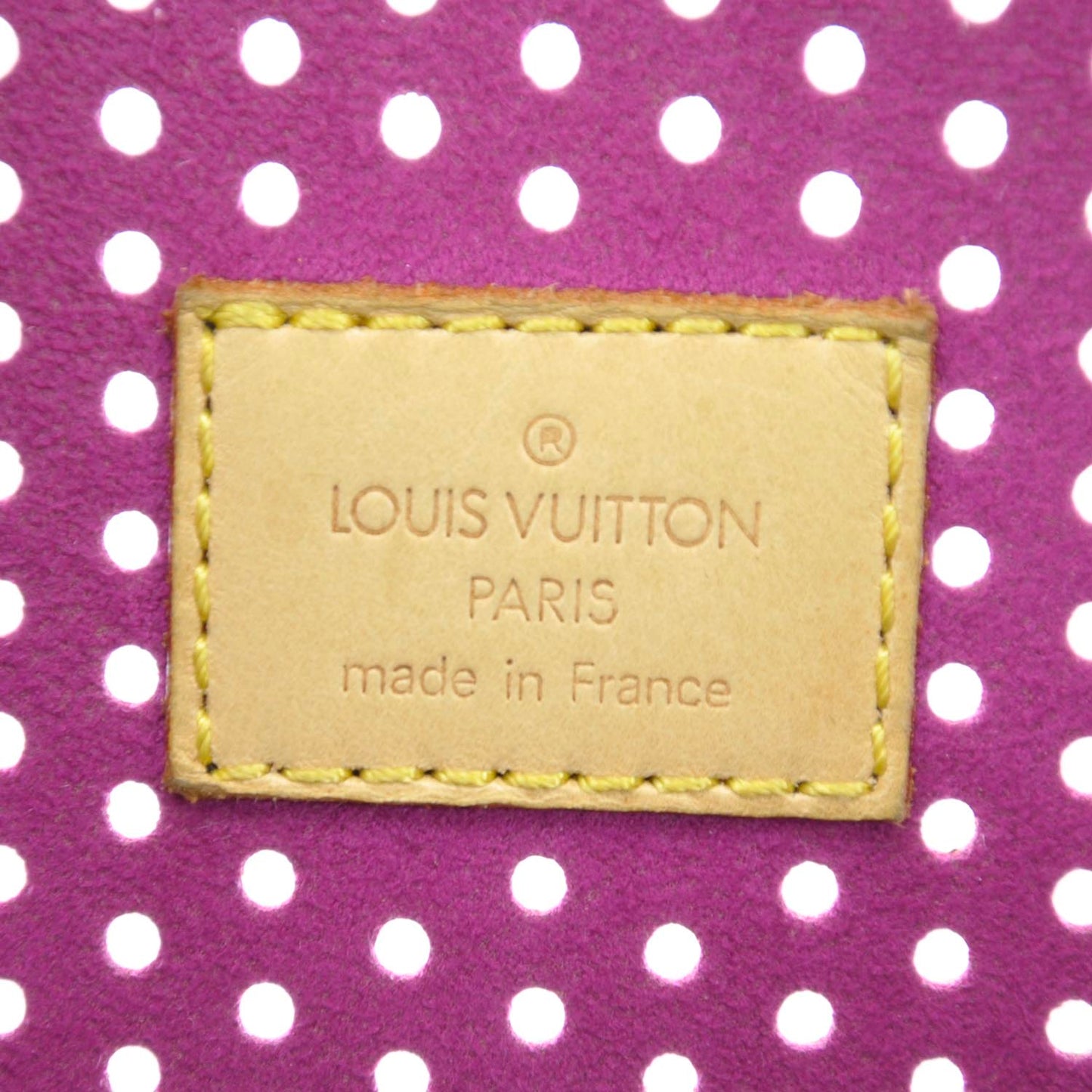 Monogram Perforated Speedy 30 Fuchsia