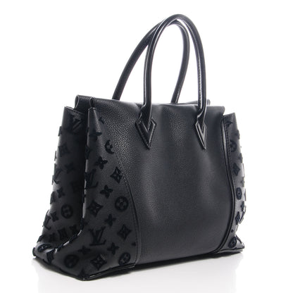 Louis Vuitton Veau Cachemire Tote W PM Black 3 of 8