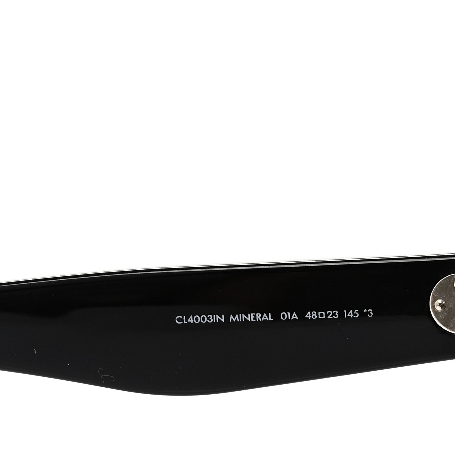 Celine Acetate Studded Mineral Round Sunglasses CL40031 Black 6 of 6
