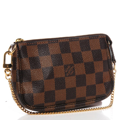 Louis Vuitton Damier Ebene Mini Pochette Accessories 4 of 7