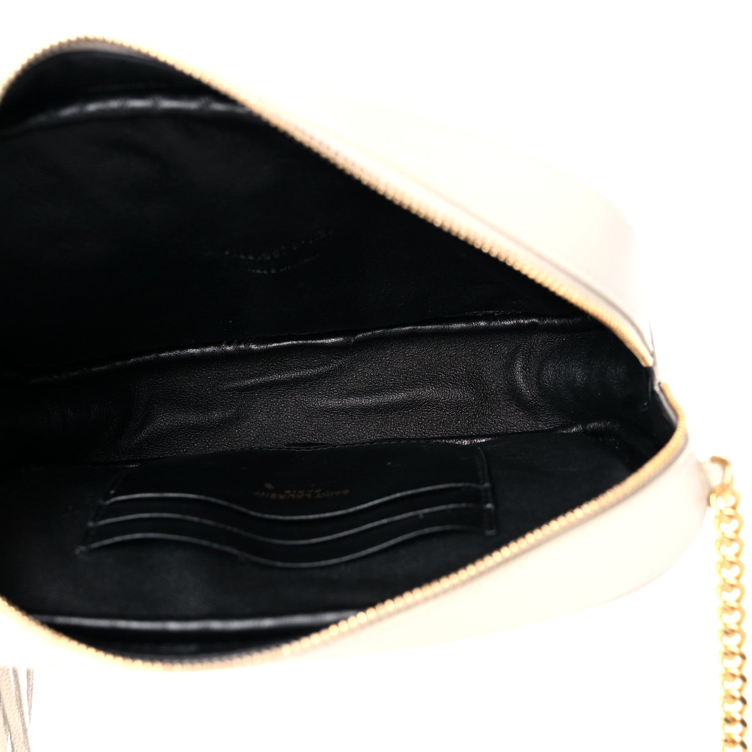 Saint Laurent Grain De Poudre Matelasse Monogram Mini Lou Camera Bag Crema Soft 5 of 10