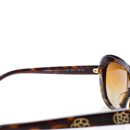 Chanel Camellia Sunglasses 5246-A Tortoise 4 of 6