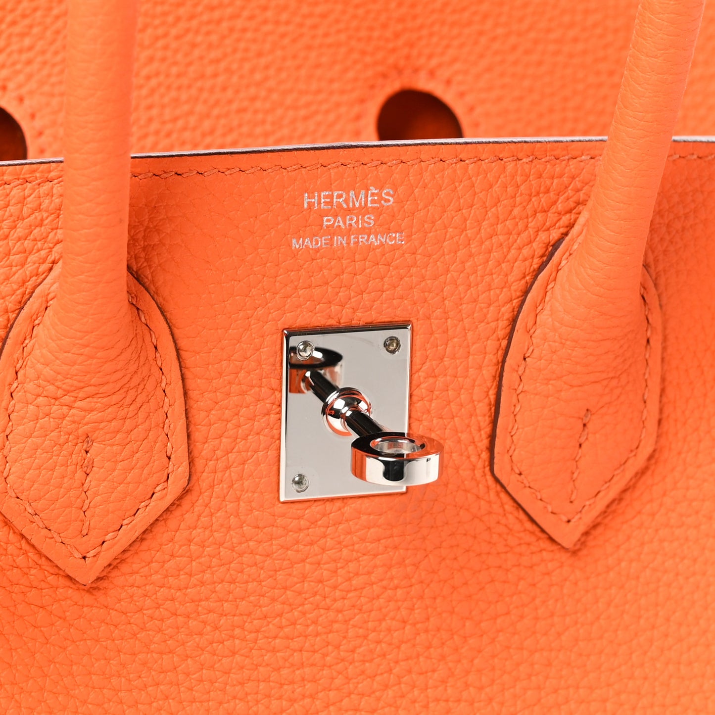 Togo Birkin 25 Orange Minium