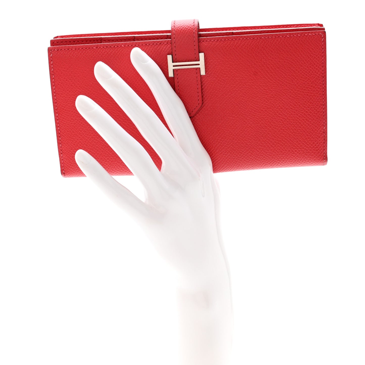 Epsom Bearn Gusset Wallet Rouge Casaque