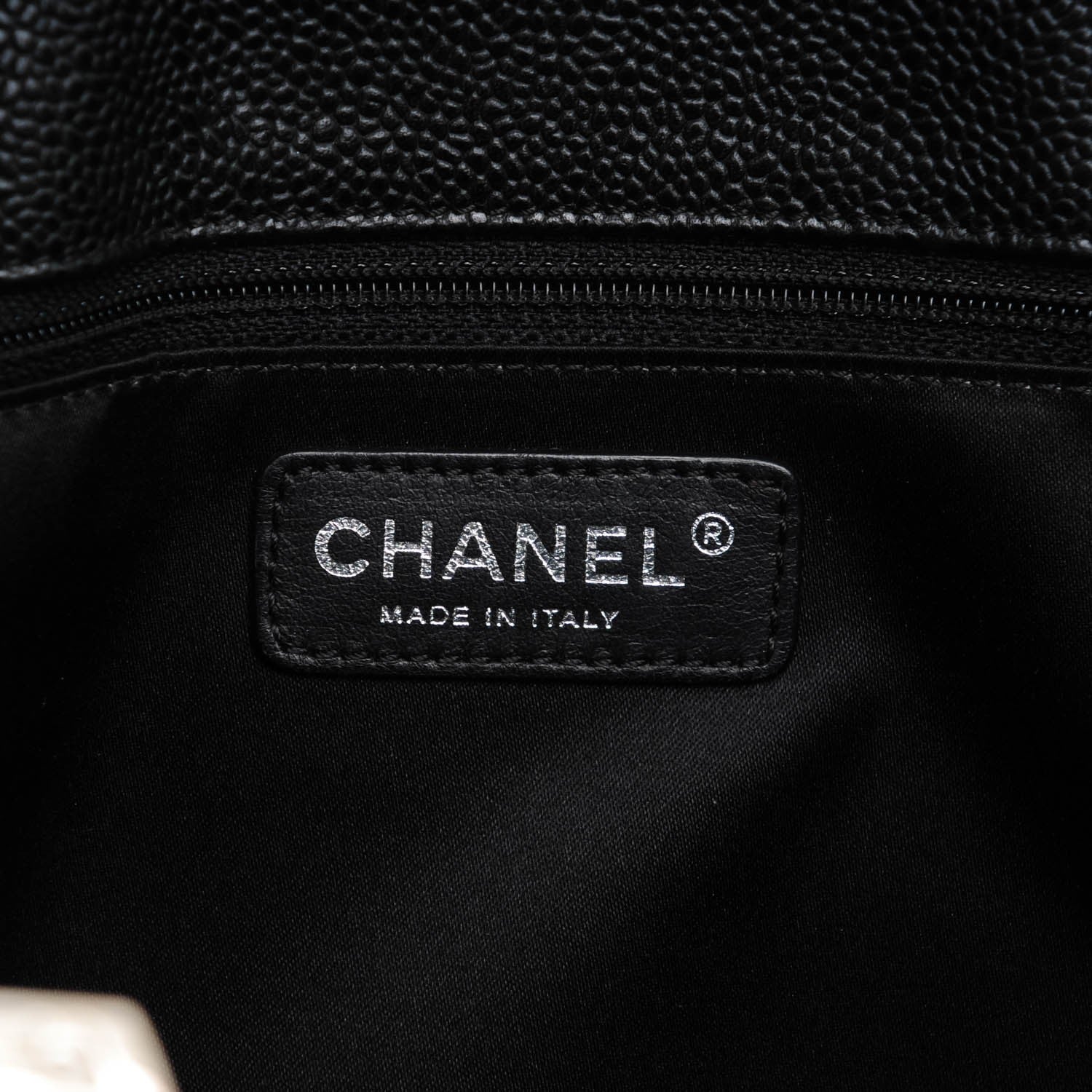 Chanel Caviar Quilted Grand Shopping Tote GST Black 6 of 7