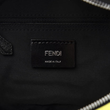 Fendi Cuoio Romano Fluo Metal Bug Eyes Kids Belt Bag Giallo Fluo Black 6 of 10