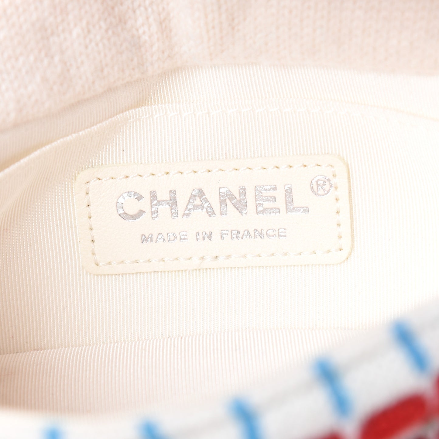 Cashmere Knit Extra Mini Single Flap White Multicolor