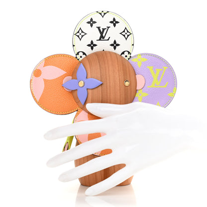 Louis Vuitton Wood Monogram Rubik's Cube Giant Vivienne Doll 2 of 10