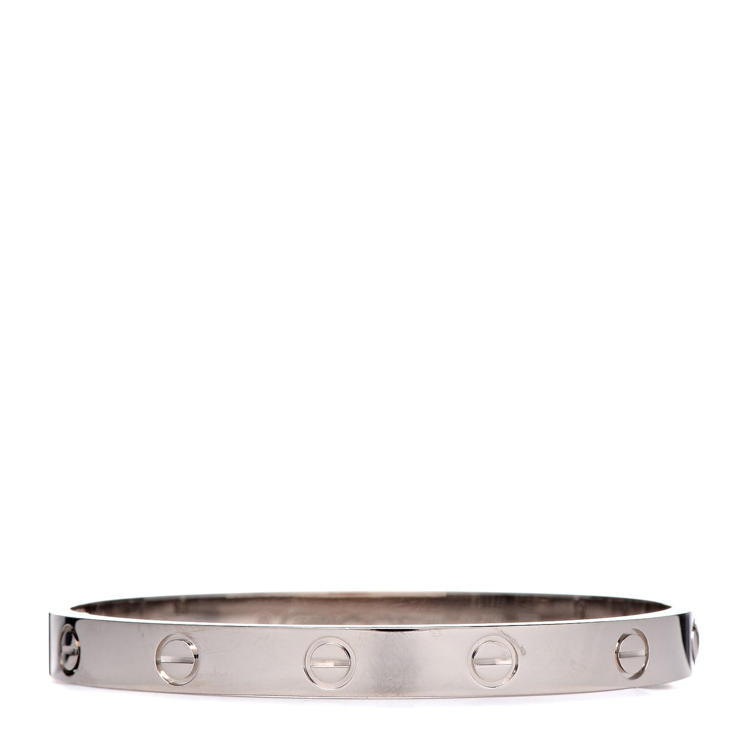 18K White Gold LOVE Bracelet 16