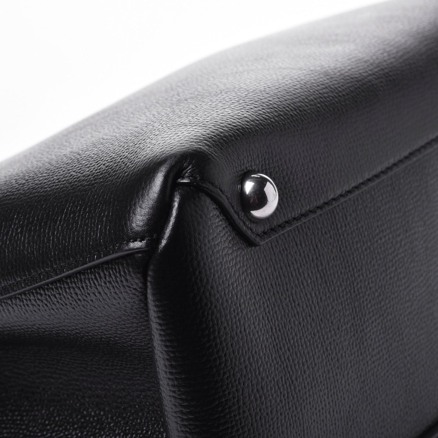 Derby Calfskin House Check Medium Banner Tote Black