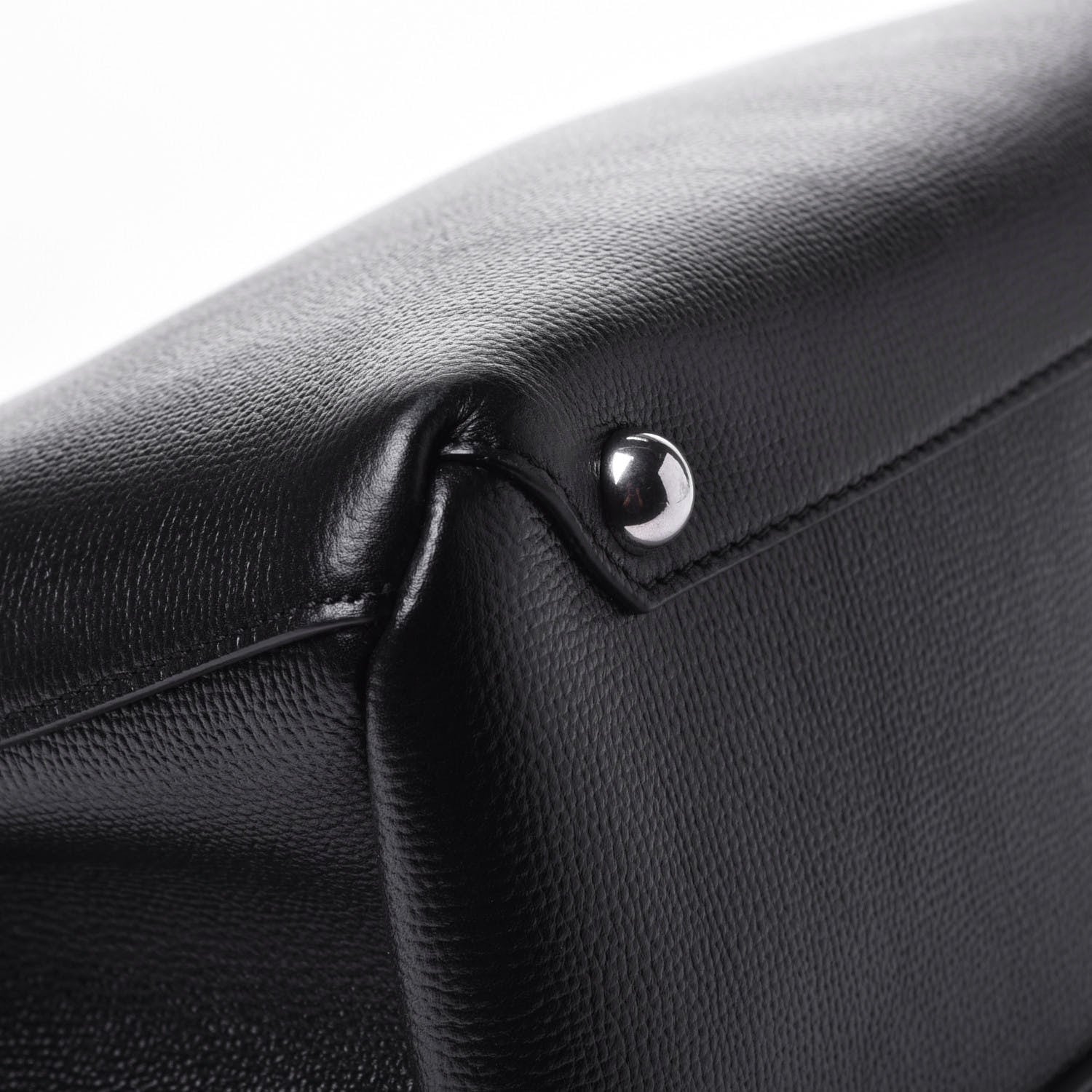 Burberry Derby Calfskin House Check Medium Banner Tote Black 13 of 16