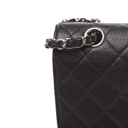 Chanel Caviar Quilted Medium Double Flap Brown 8 of 13
