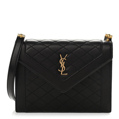 Saint Laurent Lambskin Quilted Mini Gaby Satchel Black 1 of 10
