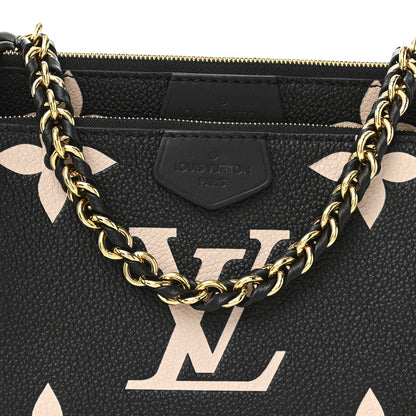 Louis Vuitton Empreinte Monogram Giant Multi Pochette Accessories Black Beige 8 of 11