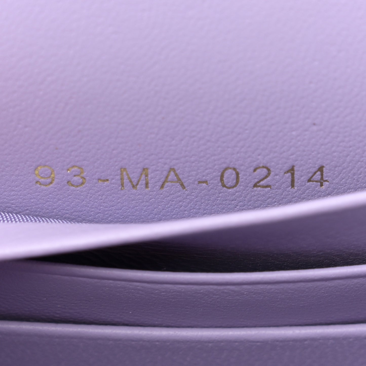 Lambskin Macrocannage Mini Miss Caro Bag Lilac