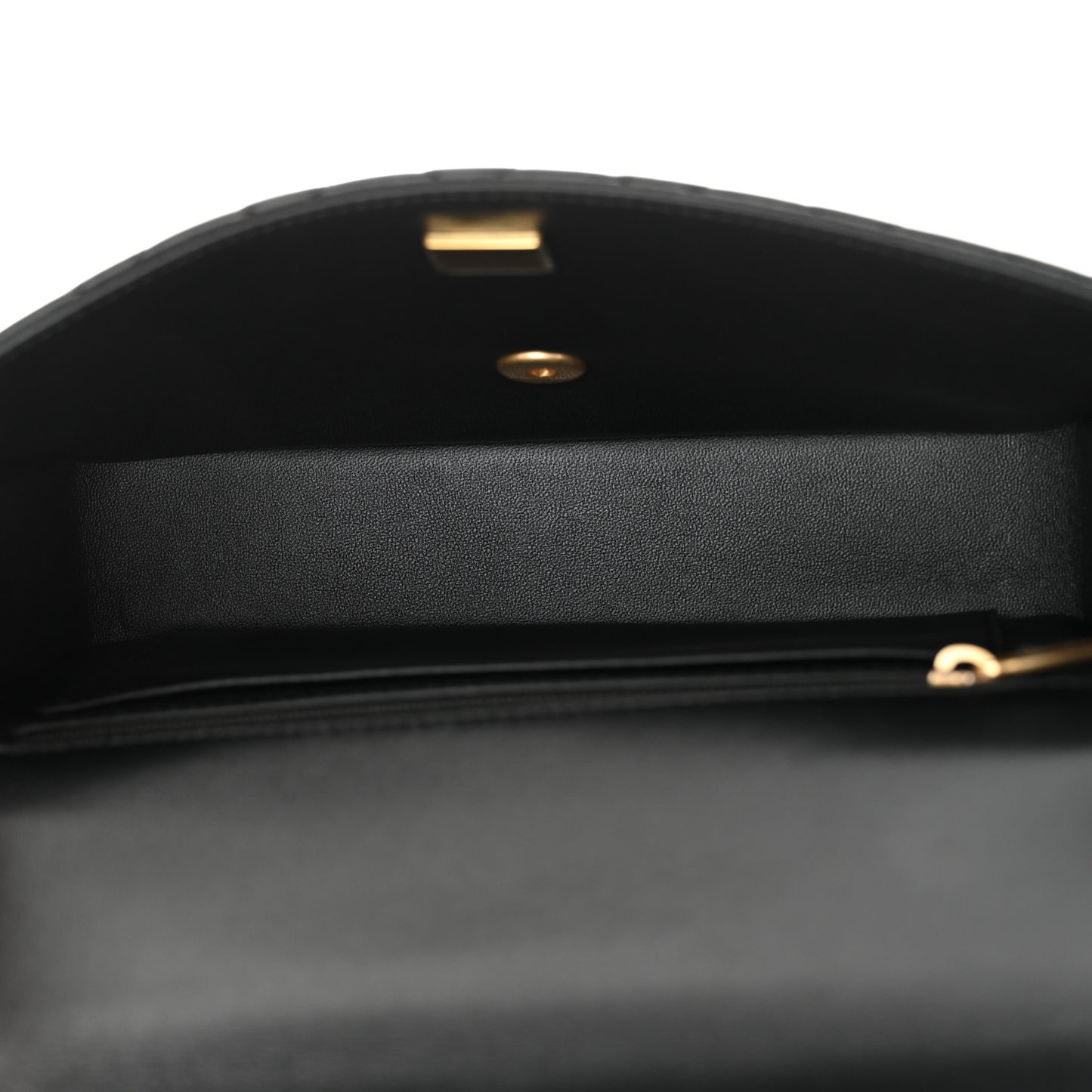 Lambskin Quilted Small Strass On Top Flap Bag Black