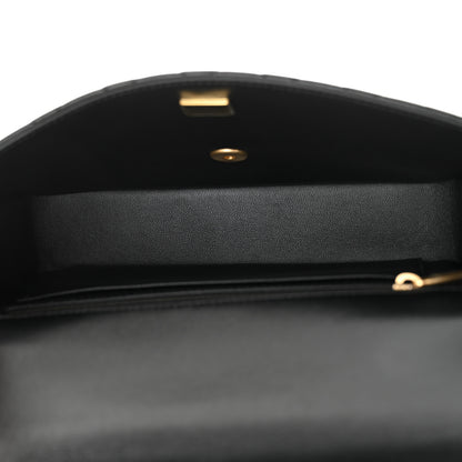 Chanel Lambskin Quilted Small Strass On Top Flap Bag Black 5 of 11